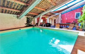 Awesome home in Lagnes with Indoor swimming pool, Outdoor swimming pool and 2 Bedrooms